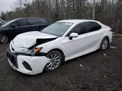 Salvage cars for sale at Cookstown, ON auction: 2019 Toyota Camry L