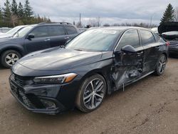 Salvage cars for sale at Bowmanville, ON auction: 2024 Honda Civic Touring