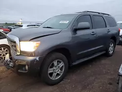 Salvage cars for sale at Elgin, IL auction: 2012 Toyota Sequoia SR5