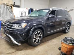 Salvage cars for sale at Elgin, IL auction: 2021 Volkswagen Atlas SEL Premium