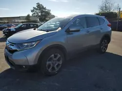 Salvage cars for sale at San Martin, CA auction: 2018 Honda CR-V EXL