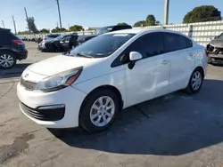 Salvage cars for sale at Miami, FL auction: 2016 KIA Rio LX