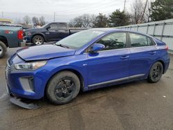 Salvage cars for sale at Moraine, OH auction: 2019 Hyundai Ioniq SEL