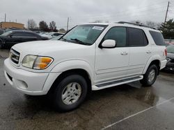 Salvage cars for sale at Moraine, OH auction: 2001 Toyota Sequoia Limited