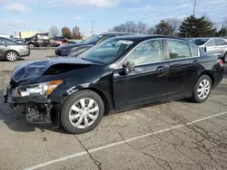 Salvage cars for sale at Moraine, OH auction: 2010 Honda Accord LX