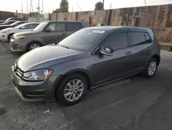 Salvage cars for sale at Wilmington, CA auction: 2016 Volkswagen Golf S/SE