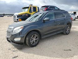 Salvage cars for sale at San Antonio, TX auction: 2017 Chevrolet Equinox LT