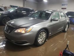 Salvage cars for sale at Elgin, IL auction: 2013 Chrysler 200 LX