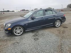 Mercedes-Benz salvage cars for sale: 2012 Mercedes-Benz C 250