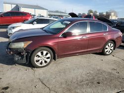 Salvage cars for sale at Tulsa, OK auction: 2008 Honda Accord EXL