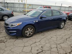 Salvage cars for sale at Dyer, IN auction: 2017 KIA Optima LX