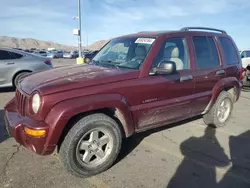 Jeep Liberty Limited salvage cars for sale: 2003 Jeep Liberty Limited