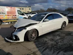 Mercedes-Benz salvage cars for sale: 2020 Mercedes-Benz S 63 AMG 4matic