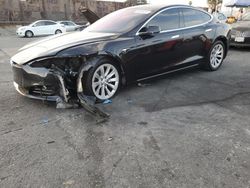 Salvage cars for sale at Wilmington, CA auction: 2017 Tesla Model S