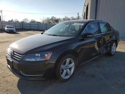 Salvage cars for sale from Copart Antelope, CA: 2012 Volkswagen Passat SE