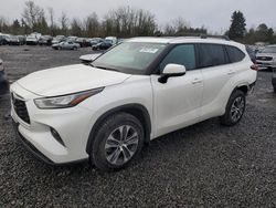 Salvage cars for sale at Portland, OR auction: 2020 Toyota Highlander XLE