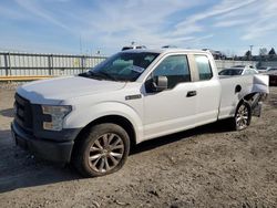 Salvage trucks for sale at Dyer, IN auction: 2015 Ford F150 Super Cab