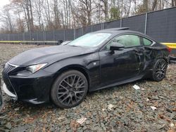 Salvage cars for sale at Waldorf, MD auction: 2016 Lexus RC 300