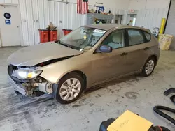 Salvage cars for sale at Martinez, CA auction: 2008 Subaru Impreza 2.5I