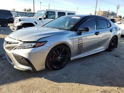 Salvage cars for sale at Los Angeles, CA auction: 2021 Toyota Camry XSE