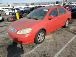 Salvage cars for sale from Copart Van Nuys, CA: 2006 Toyota Corolla CE