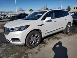 Salvage cars for sale at Littleton, CO auction: 2018 Buick Enclave Avenir