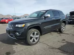 Salvage cars for sale at North Las Vegas, NV auction: 2015 Jeep Grand Cherokee Overland