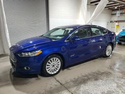 Salvage cars for sale from Copart Leroy, NY: 2016 Ford Fusion SE Phev