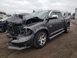 Salvage trucks for sale at Bowmanville, ON auction: 2017 Dodge RAM 1500 Longhorn