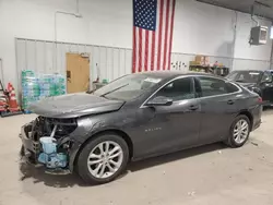 Salvage cars for sale at Des Moines, IA auction: 2018 Chevrolet Malibu LT