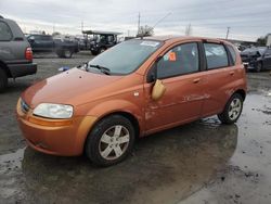 Salvage cars for sale at Eugene, OR auction: 2007 Chevrolet Aveo Base