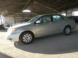 Toyota Corolla ce salvage cars for sale: 2003 Toyota Corolla CE