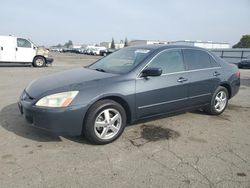 Salvage cars for sale at Bakersfield, CA auction: 2005 Honda Accord EX