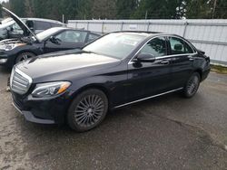 Salvage cars for sale at Arlington, WA auction: 2016 Mercedes-Benz C300