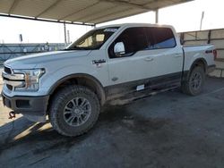 Salvage cars for sale at Anthony, TX auction: 2019 Ford F150 Supercrew