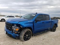 Salvage cars for sale from Copart New Braunfels, TX: 2022 Chevrolet Silverado C1500 Custom