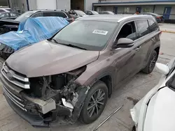 Salvage cars for sale at Lebanon, TN auction: 2017 Toyota Highlander SE