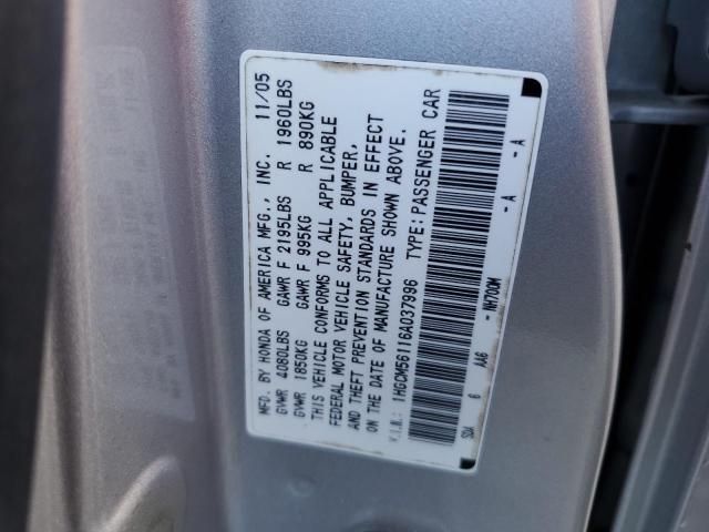 2006 Honda Accord Value