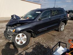 Salvage cars for sale at Temple, TX auction: 2016 Jeep Grand Cherokee Laredo