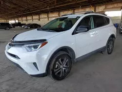 Salvage cars for sale at Phoenix, AZ auction: 2018 Toyota Rav4 LE