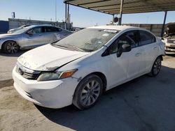 Salvage cars for sale at Anthony, TX auction: 2012 Honda Civic LX