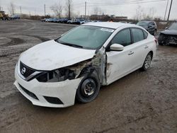 Salvage cars for sale at Montreal Est, QC auction: 2019 Nissan Sentra S