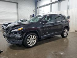 Salvage cars for sale from Copart Ham Lake, MN: 2015 Jeep Cherokee Limited