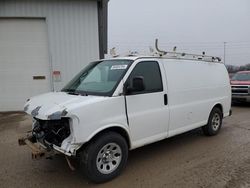 Salvage trucks for sale at Des Moines, IA auction: 2012 Chevrolet Express G1500