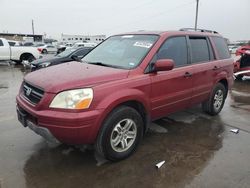 Honda Pilot salvage cars for sale: 2005 Honda Pilot EX