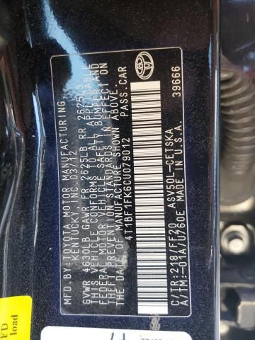 2012 Toyota Camry Base