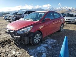 Salvage cars for sale at Magna, UT auction: 2017 Hyundai Accent SE