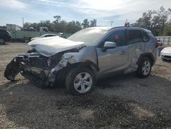 Salvage cars for sale at Riverview, FL auction: 2021 Toyota Rav4 XLE