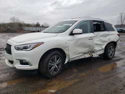 Salvage cars for sale at Columbia Station, OH auction: 2020 Infiniti QX60 Luxe