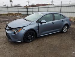 Salvage cars for sale at Chicago Heights, IL auction: 2021 Toyota Corolla LE